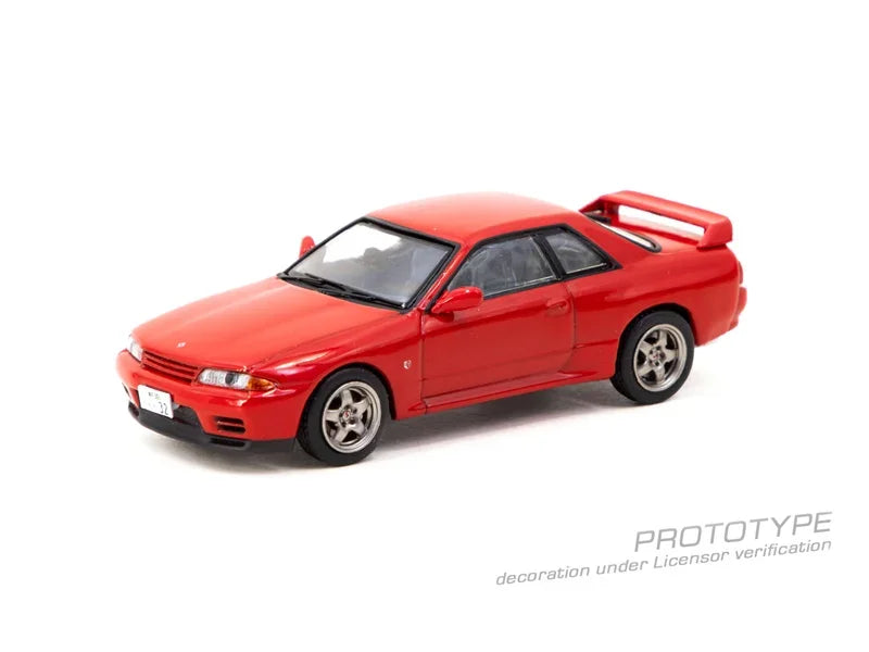 **Pre-Order** Tarmac Works 1:64 Skyline GT-R (BNR32) Red Diecast Model Car