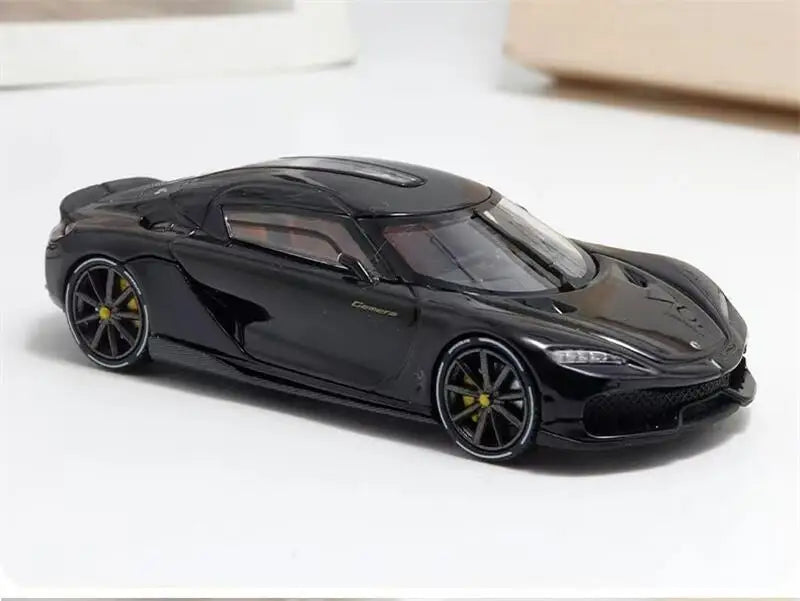 BSC 1:64 Gemera Grey White Transparent Blue Ice Blue Black Silver Die-Cast Car Model Collection Miniature