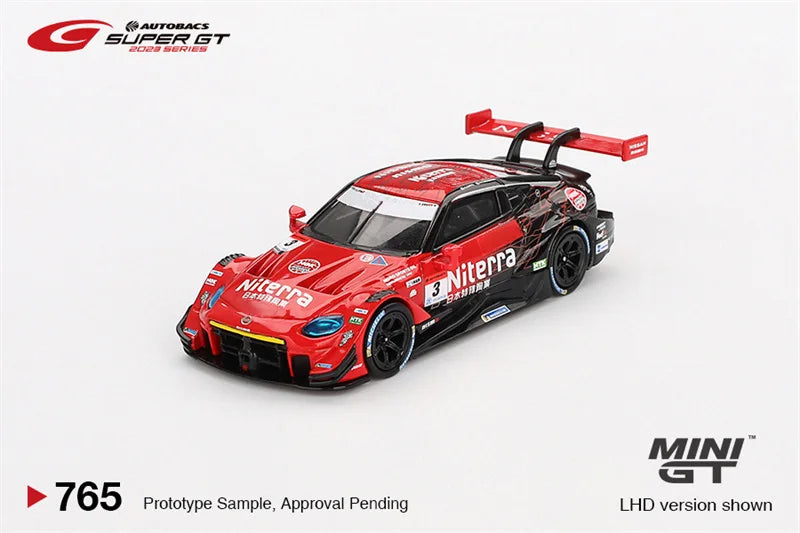 MINI GT 1:64 Z GT500 #3 Niterra Z Red Diecast Model Car