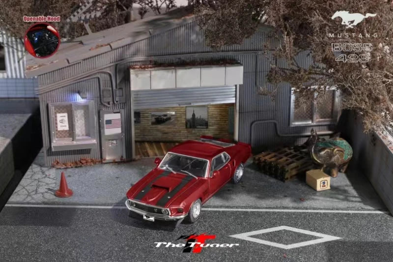 [PreSale]  The Tuner 1:64 Mustang Boss 429  1969 7.0L V8 Diecast Model Car