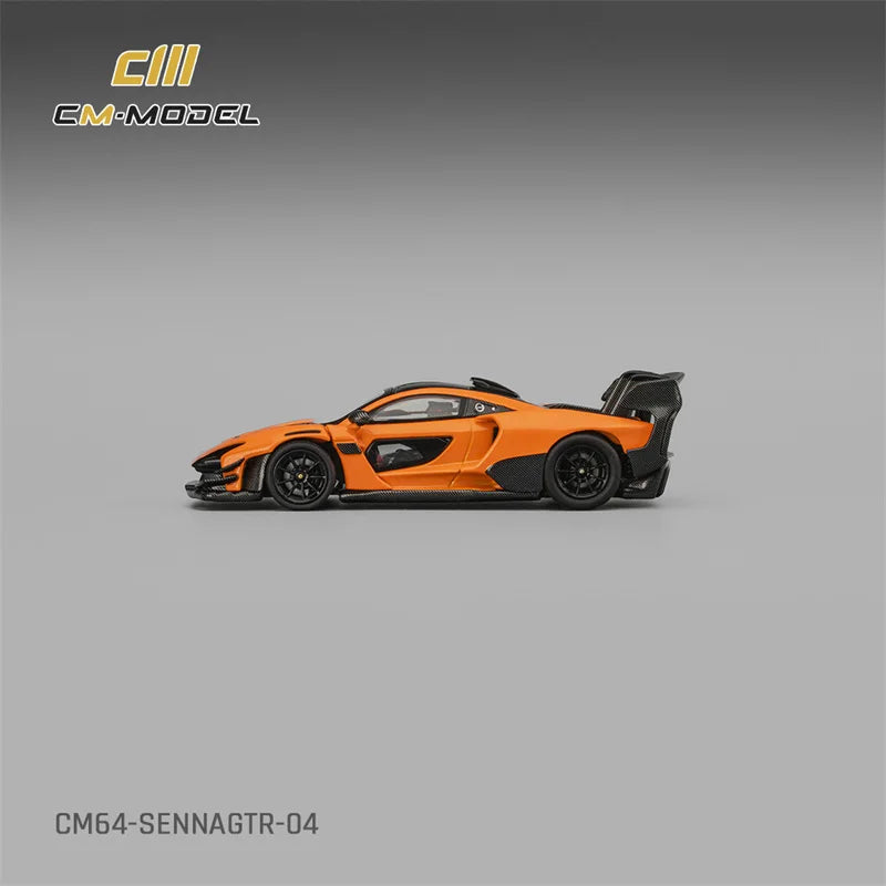 CM MODEL 1:64 Senna Papaya orange Die-Cast Car Model Collection Miniature