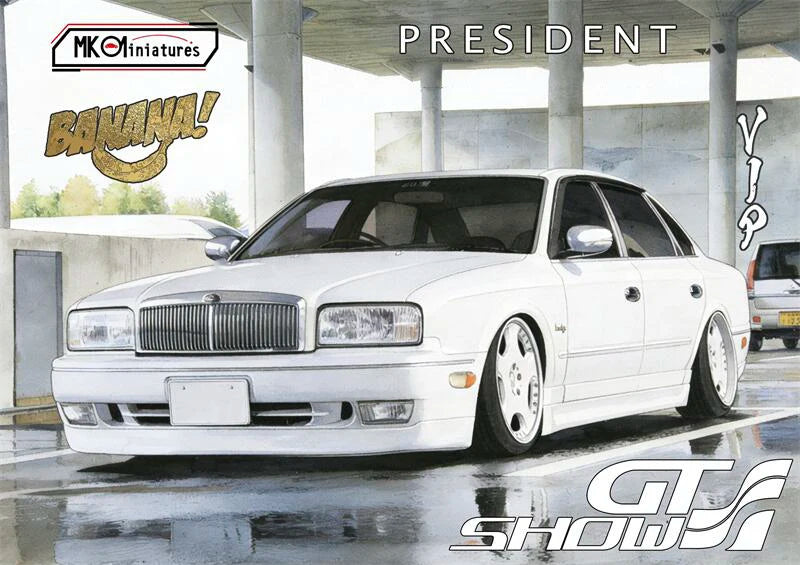 MK Miniature 1:64 JHG50 President Die-Cast Car Model Miniature Gifts