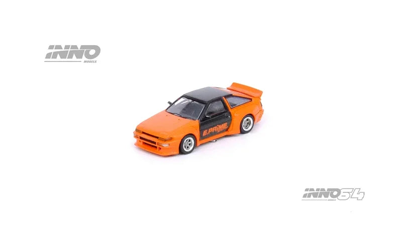 INNO 1:64 COROLLA TRUENO AE86 PANDEM / ROCKET BUNNY Orange Diecast Model Car
