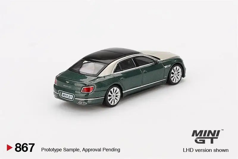 **Pre-Order** MINI GT 1:64 Flying Spur White Sand Verdant LHD Diecast Model Car