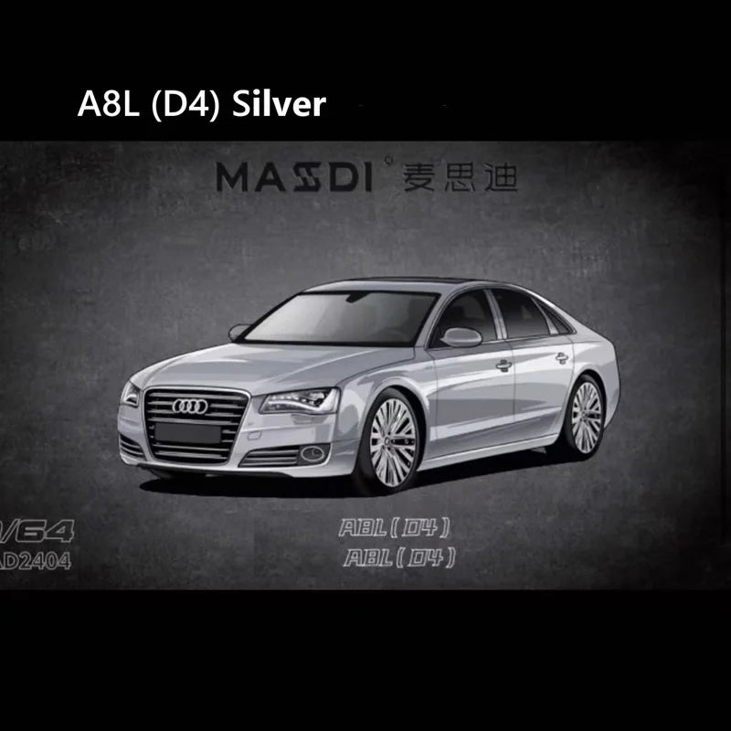 [PreSale] MASDI 1:64 A8 D4 Range Rover 20  Diecast Model Car