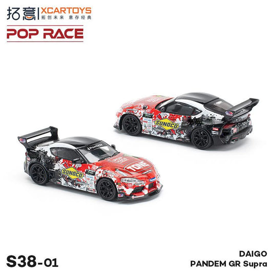 [PreSale] Xcartoys x POP RACE 1:64 PANDEM GR Supra DAIGO 2024 Diecast Model Car