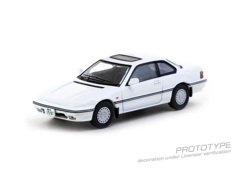 J Collection X Tarmac Works 1:64 BA4 Prelude White Die-Cast Car Model Miniature Gifts