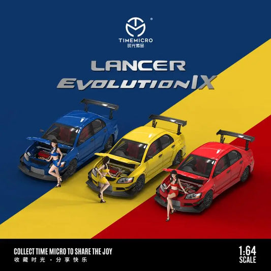 **Pre-Order** Time Micro 1:64 Lancer Evolution IX Diecast Model Car