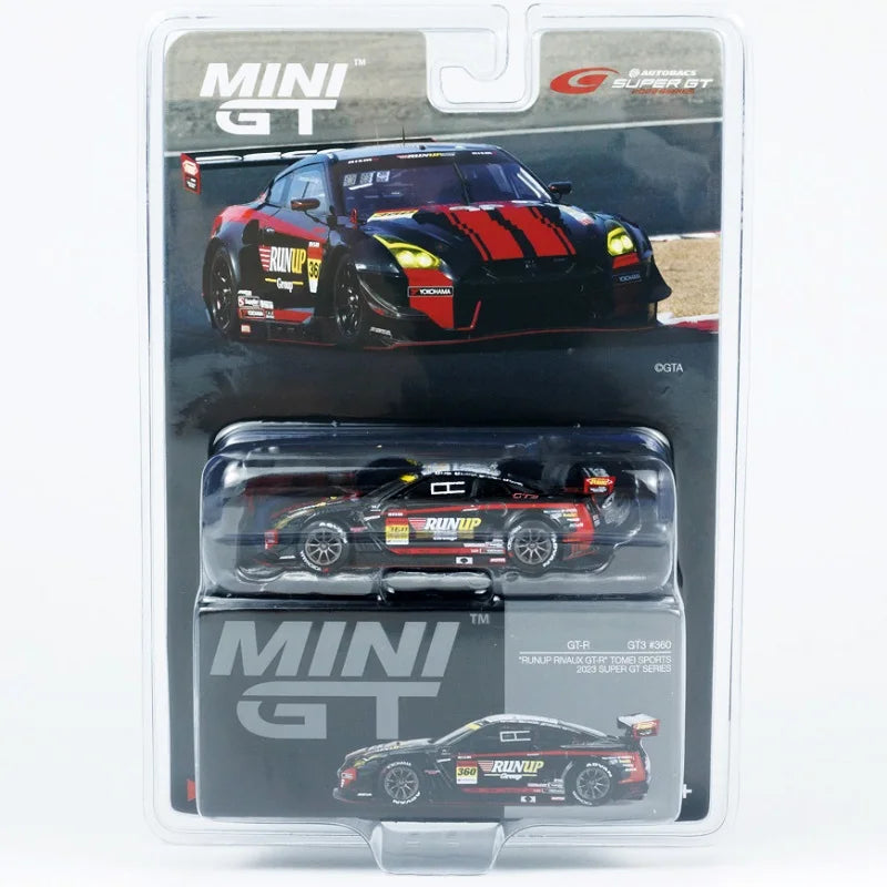 MINI GT 1:64 NSX-GT Type S GT500 SUPER GT SERIES GTR GT3 EVO Diecast Model Car
