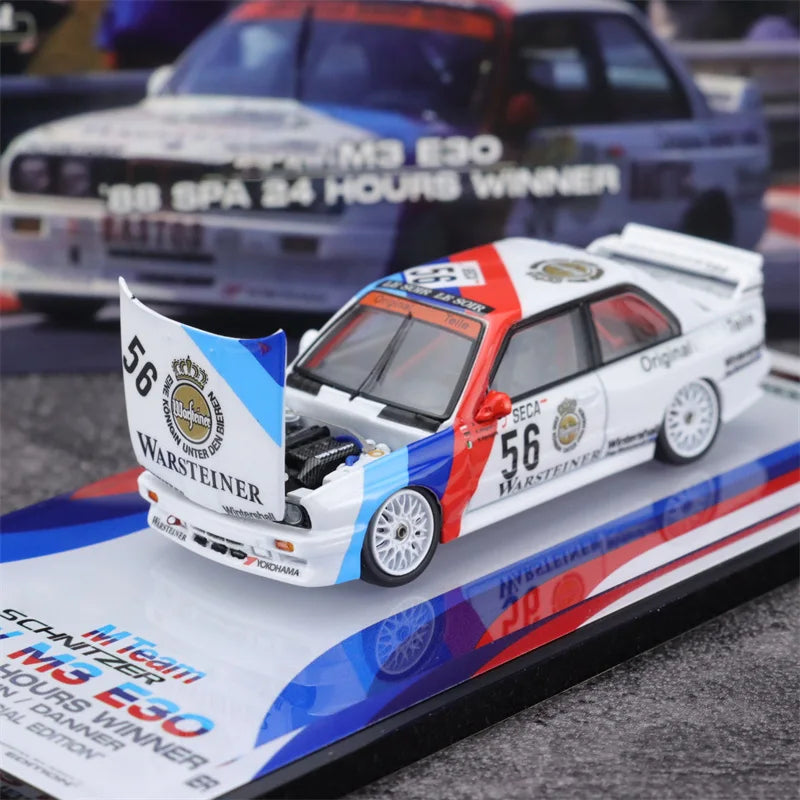 Mortal 1:64 M3 E30 Race#56 APA Xpo 2025 Diecast Model Car