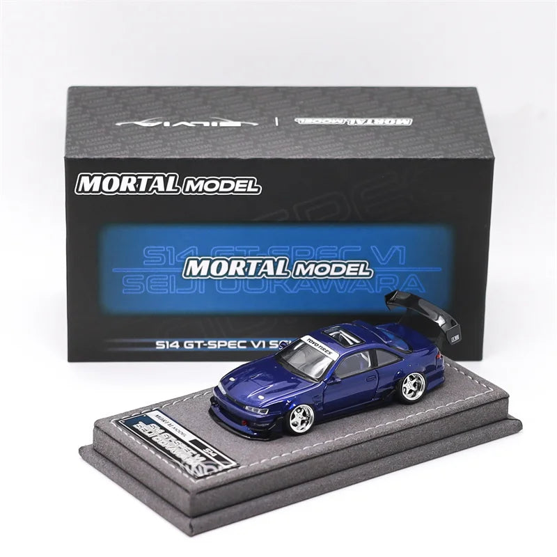 MORTAL 1:64 S14 GT-SPEC V1 SEIJI OOKAWAR Diecast Model Car