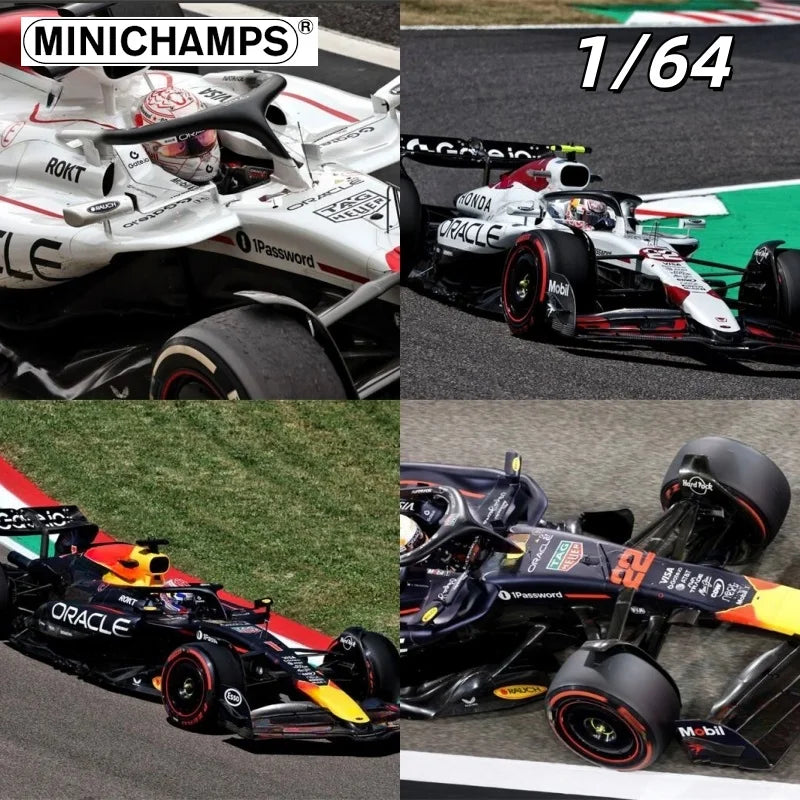 MINICHAMPS 1:64 2025 F1 RACING RB21 #1 MAX / YUKI JAPANESE / ROMAGNA / CANADA GP Diecast Model Car