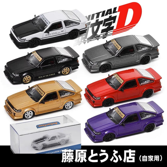 DCT  1:64 JUKE-R AE86 500SEL bB mk1 XP30 505SW LFA C30 Alphard Mk4 AH40 RWB-AE86 Diecast Model Car