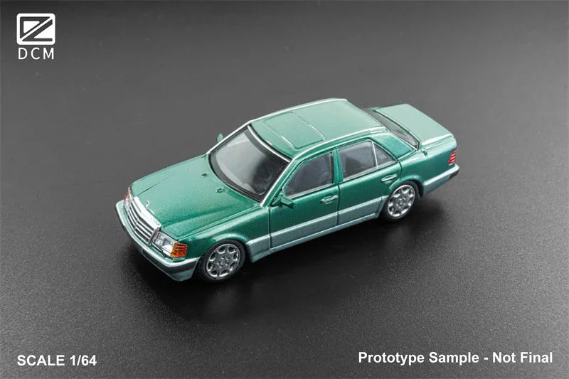 PreSale DCM 1:64 500E Blue / Green / grey silver Collection Miniature Diecast Metal Model Car