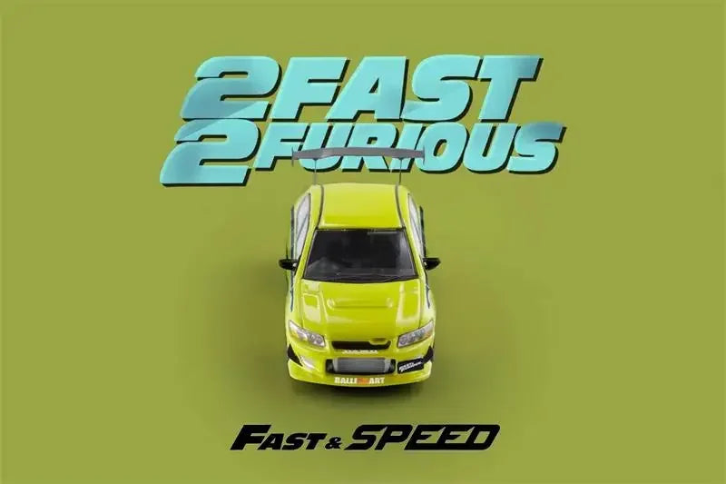 Fast Speed FS 1:64 Lancer Evolution EVO VII FNF Fast & Furious Green limited999 Diecast Model Car