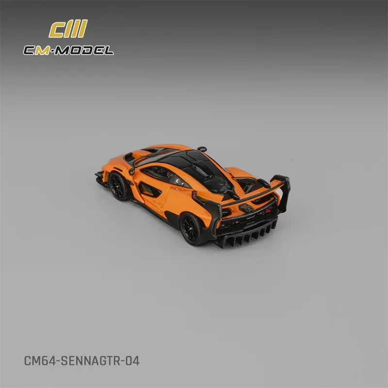 CM MODEL 1:64 Senna Papaya orange Die-Cast Car Model Collection Miniature