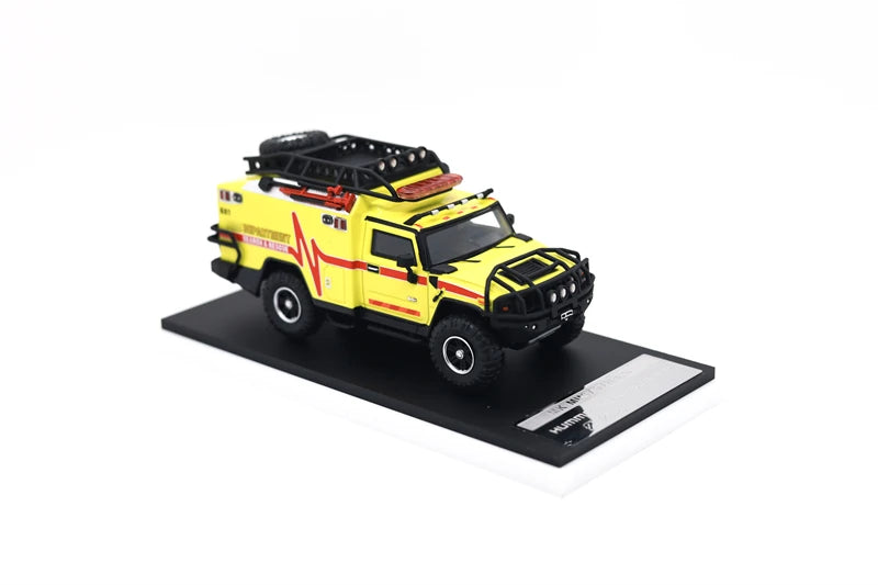 MK Miniatures 1:64 Hummer H2 Ambulance APA xpo 2025 Diecast Model Car