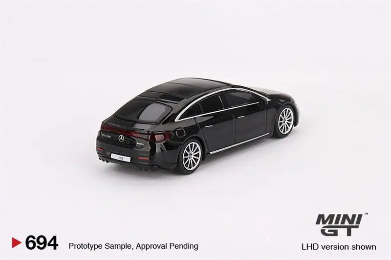 **Pre-Order** MINI GT 1:64 MB EQS 580 4MATIC Black Diecast Model Car