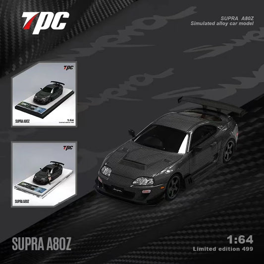 **Pre-order** TPC 1:64 Supra A80 Z full carbon fiber limited499 Diecast Model Car