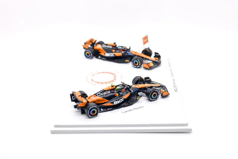 Spark 1:64 MCL38 No.4 & 81 Constructor Champion F1 2024 two cars set Diecast Model Car
