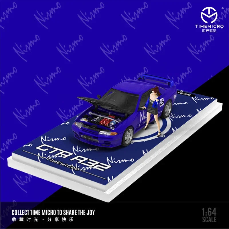 **Pre-Order** Time Micro 1:64 GTR R32 Diecast Model Car