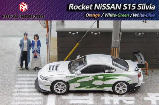 Focal Horizon FH 1:64 Silvia S15 Pandem Rocket Bunny limited999 Diecast Model Car