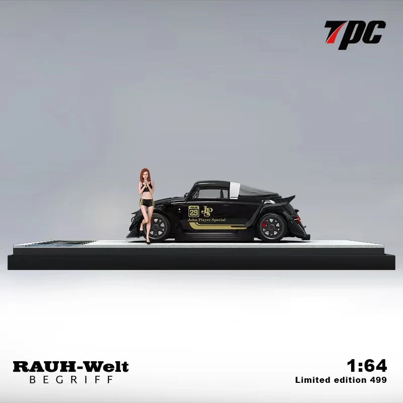 TPC 1:64 RWB Beetle JPS Black Gold limited499 Diecast Model Cars