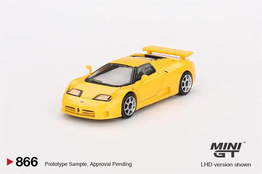 **Pre-Order** MINI GT 1:64 EB110 Super Sport Giallo Bugatti Yellow LHD Diecast Model Car