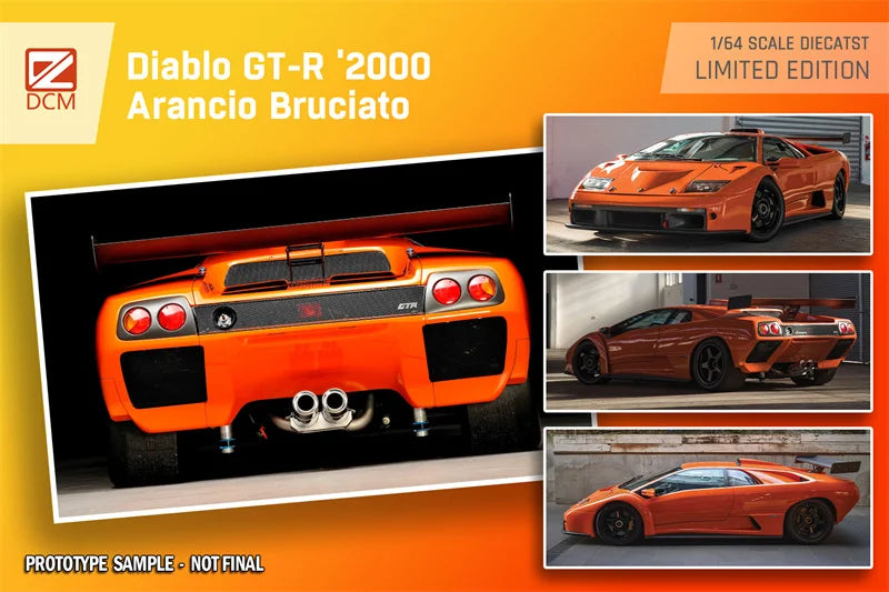 DCM 1:64 diablo GT-R limited500 Diecast Model Car