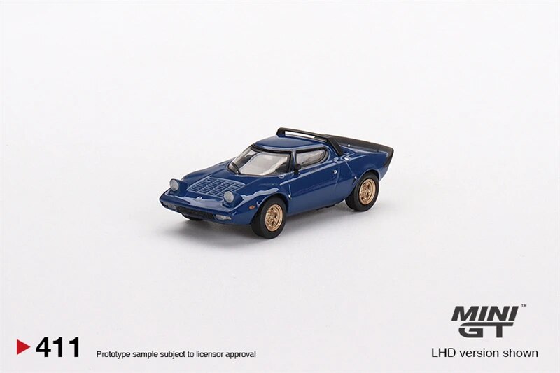 Tarmac work MINI GT GCD 1:64 Lancia Stratos Delta HF Integrale 037 Rally Transport Vehicle Figurine Model Car