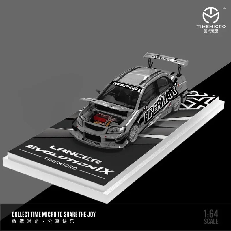 Time Micro 1:64 Lancer EVO IX HIPERMAX Diecast Model Car