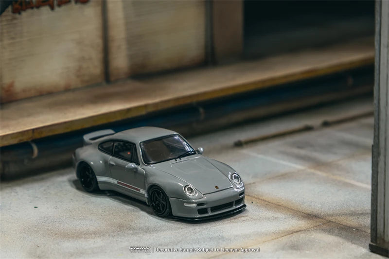 Tarmac Works 1:64 993 Remastered By Gunther Werks Grey Diecast Model Car