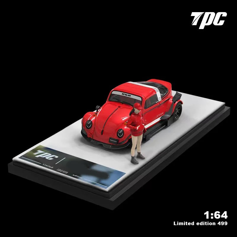 TPC 1:64 RWBbeetle SupRed limited499 Diecast Model Car