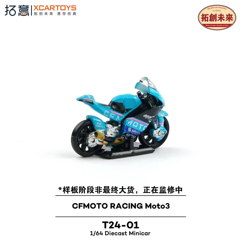 Xcartoys 1:64 CFMOTO RACING Moto3 set Diecast Model Car