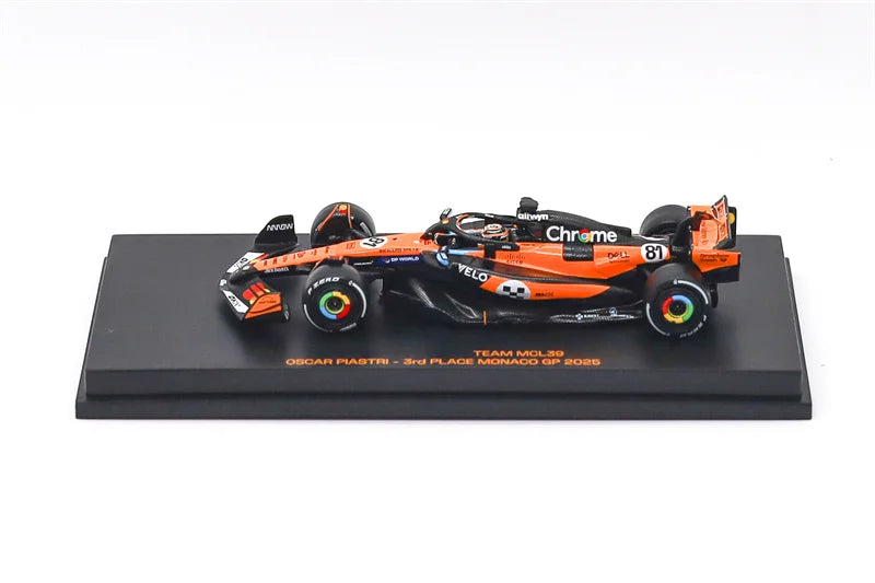 MINICHAMPS 1:64 MCL39 TEAM MONACO GP 2025 Die-Cast Car Model Miniature Gifts