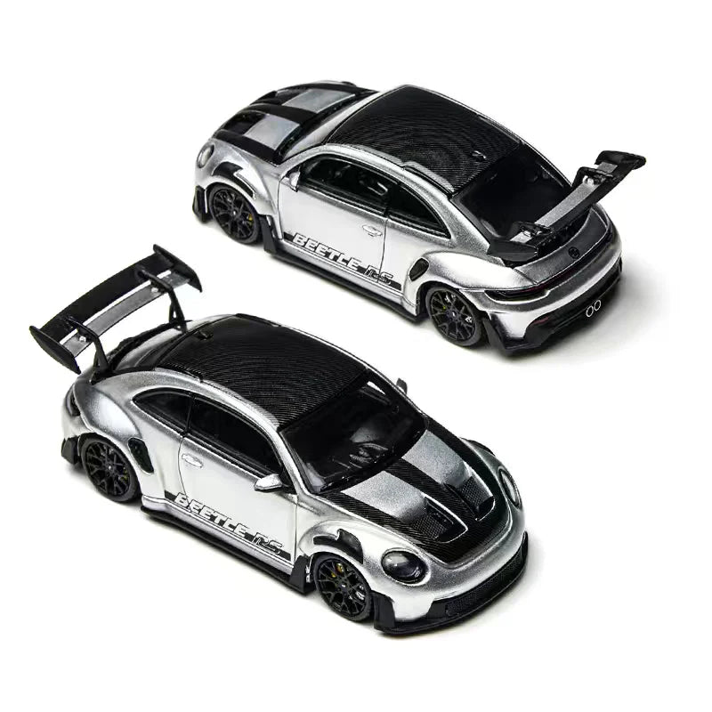Time Micro × PSC DESIGN 1:64 RS Silver Diecast Model Car