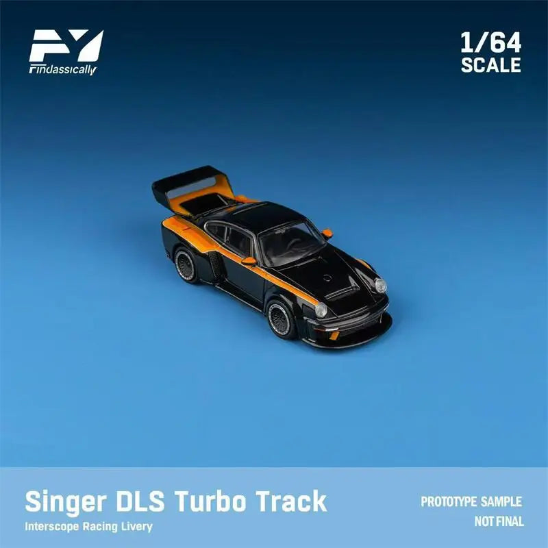 [PreSale] Findclassically 1:64 Singer DLS Turbo Track / Road Black limited500 Diecast Model Car