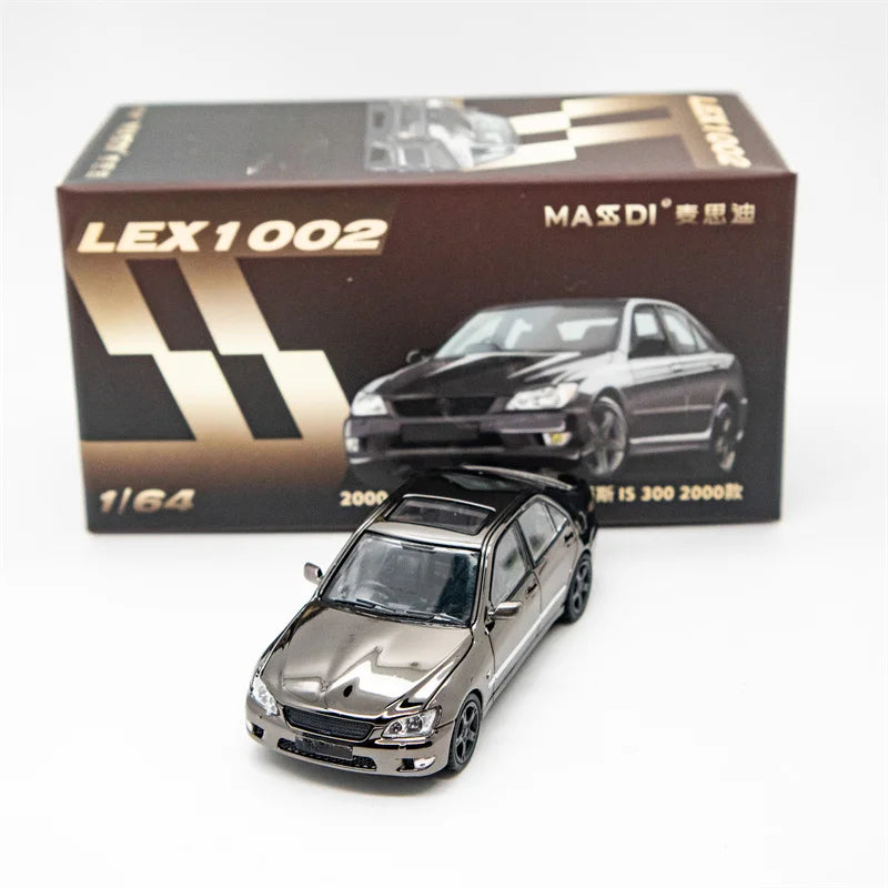 MASDI 1:64 IS300 electroplate grey Diecast Model Car