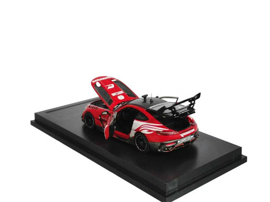 MJModel 1:64 GT Black Series Red F1 Safty Car Full Open Diecast Model Car