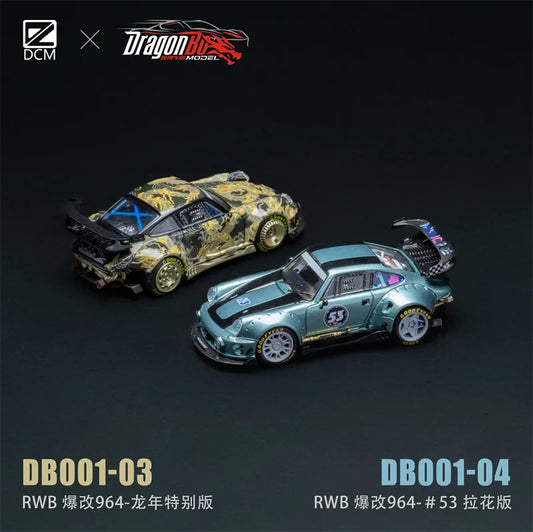 D.BoModel & DCM 1:64 RWB 964 Diecast Model Car