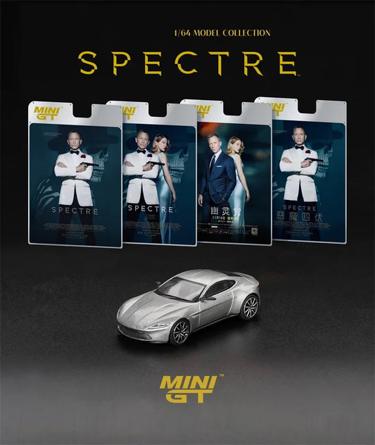 Blister MINI GT 1:64 DB10 "Spectre" Die-Cast Car Model Miniature Gifts