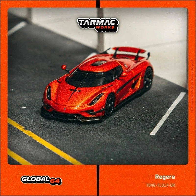 Tarmac Works TW 1:64 RWB964 CR-X 190E Fairlady Z Regera 488 GR86 Die-Cast Car Model Collection Miniature