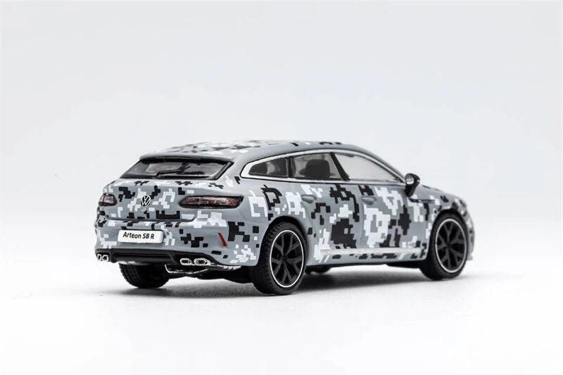 **Pre-Order** GCD 1:64 Arteon R /CC Shooting Brake Grayscale Camouflage LHD Diecast Model Car