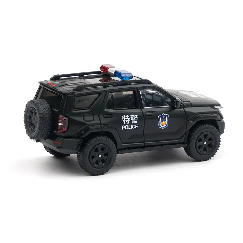 Xcartoys 1:64 Tank 400 Hi4-T Police Diecast Model Car