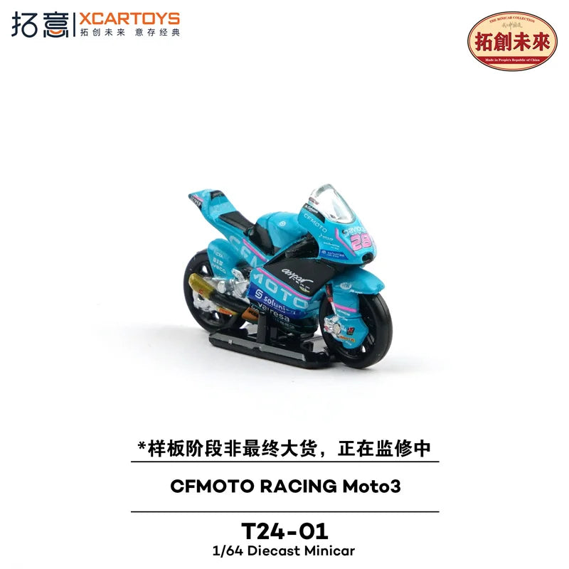 Xcartoys 1:64 CFMOTO RACING Moto3 set Diecast Model Car