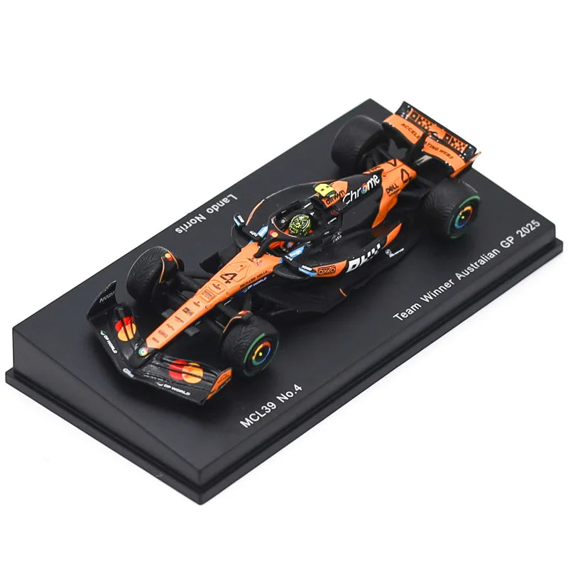 Spark 1:64 McL39 Team Winner Chinese / Australian GP 2025 Die-Cast Car Model Miniature