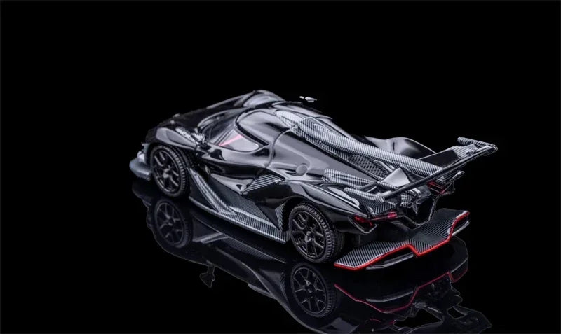 SMALLCARART 1:64 Apollo IE Black Cement Grey Silver-red Deep Purple Diecast Model Car