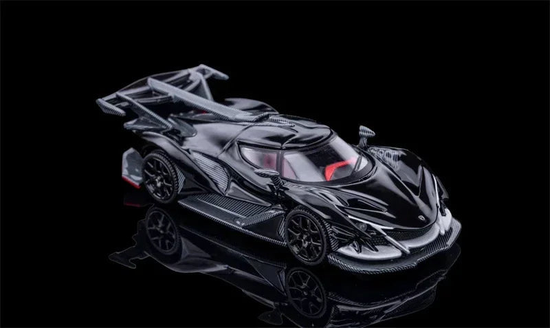 SMALLCARART 1:64 Apollo IE Black Cement Grey Silver-red Deep Purple Diecast Model Car