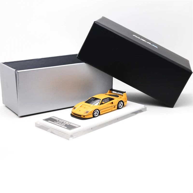 MY64 M64X 1:64 Classic F40 LM / Gas Monkey Garage HRE3 Penske Racing SPEC I BLACK Limited Resin Model Car