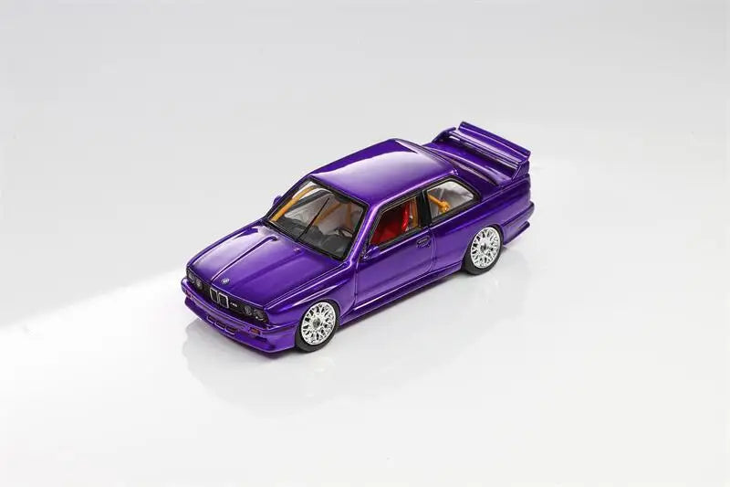 MORTAL 1:64 E30 M3 GROUP A Purple Limited999 Diecast Model Car